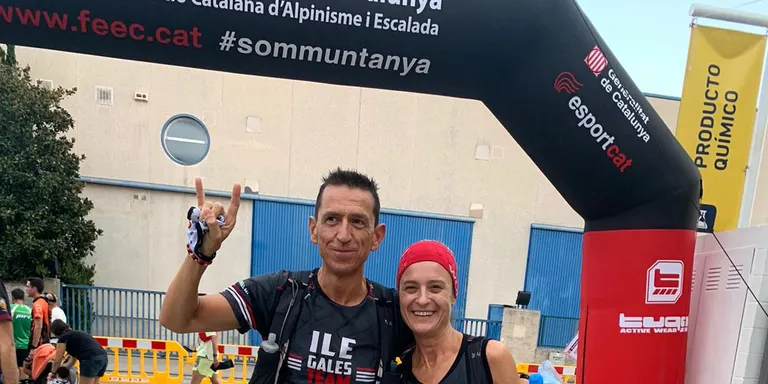 Isabel Rocío López, primera vilassarenca en creuar la meta de la Burriac Atac
