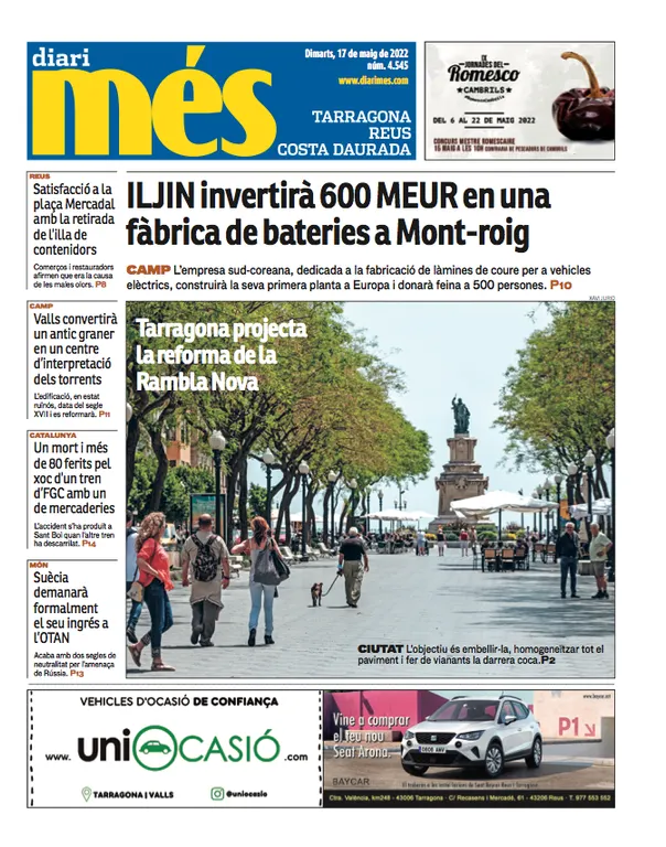 T'expliquem les portades dels diaris del territori d'aquest 17 de maig