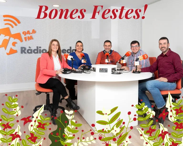 Tot l'equip de Ràdio Pineda us desitgem unes Bones Festes!