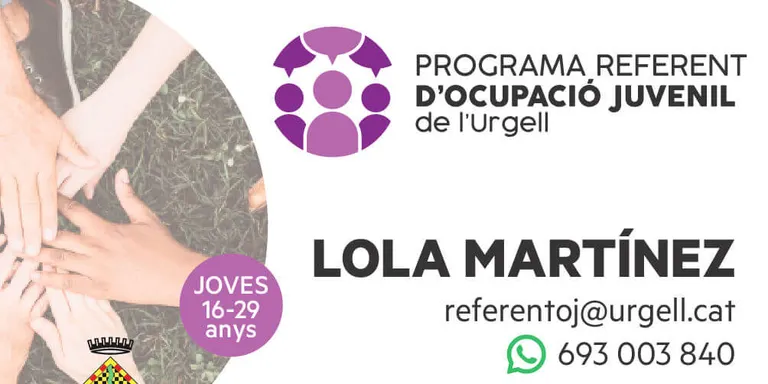 El Programa Referent d'Ocupació Juvenil busca empreses locals que vulguin contractar aprenents