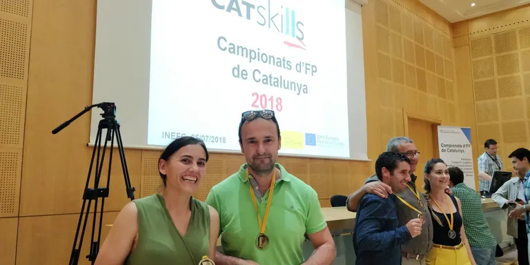 Tres alumnes de l'Institut Joan Brudieu guanyen el Campionat de Catalunya de formació professional