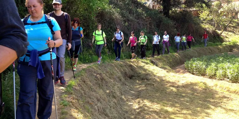 Arenys de Munt forma part del Circuit de caminades de marxa nòrdica en família de la Diputació