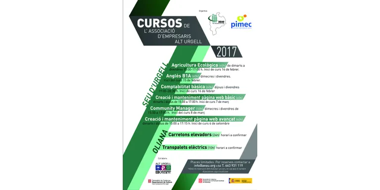 Nova oferta formativa de l'Associació d'Empresaris de l'Alt Urgell