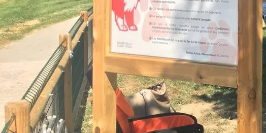 Tancat el parc caní de la Seu per prevenir la propagació del coronavirus