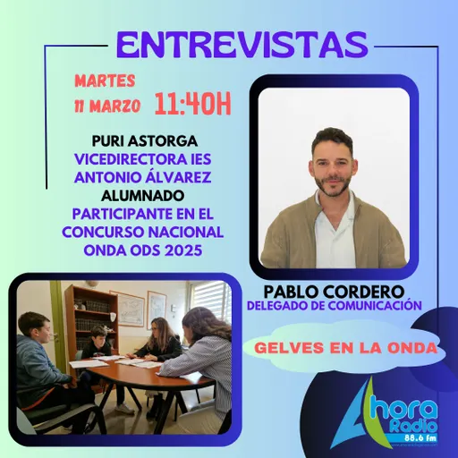 #86 - Presentación del concurso ODS con los alumnos del IES Antonio Álvarez López de Gelves