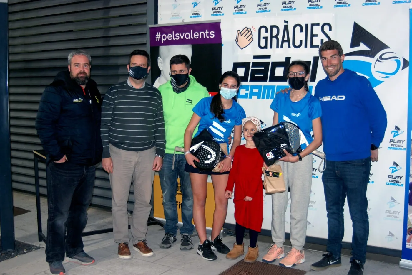 El Pàdel Cambrils recapta més de 6.000 euros a favor de la campanya Cambrils pels Valents