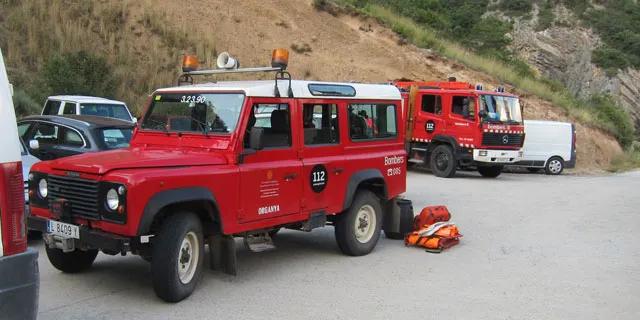 Ferit un parapentista austríac després d'una caiguda a Organyà