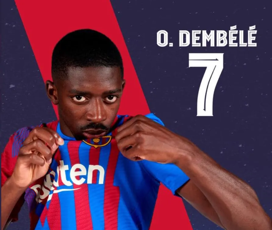 Osumane Dembélé canvia de dorsal