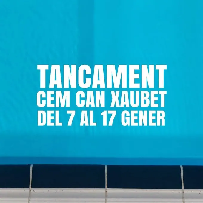 Can Xaubet tanca fins el 17 de gener