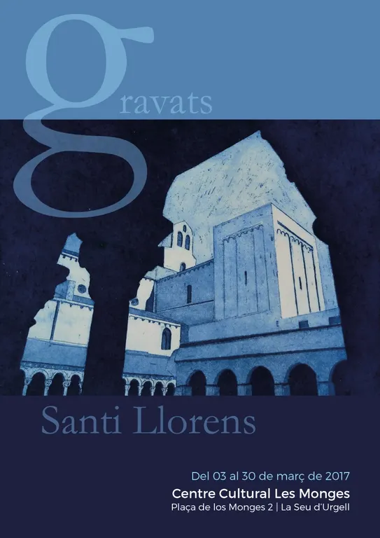 Inauguració a la Seu de l'exposició 'Gravats', de Santi Llorens