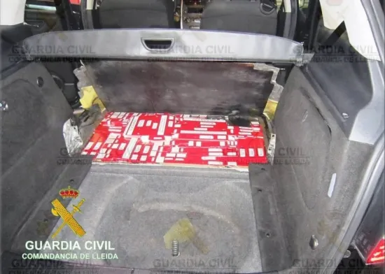 Intervenen a la Farga de Moles tabac de contraban valorat en més de 8.000 euros