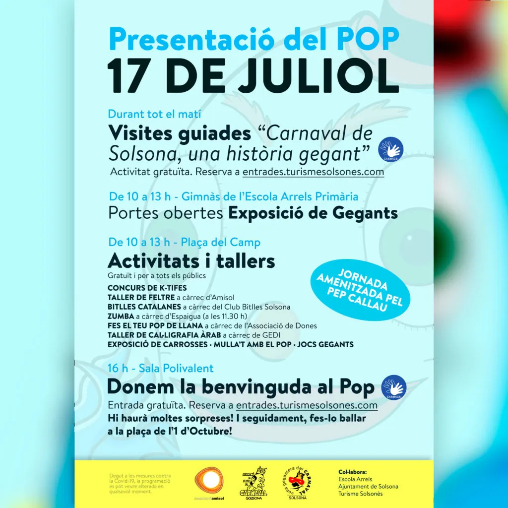 Tallers, visites guiades i una exposició donaran la benvinguda al Pop