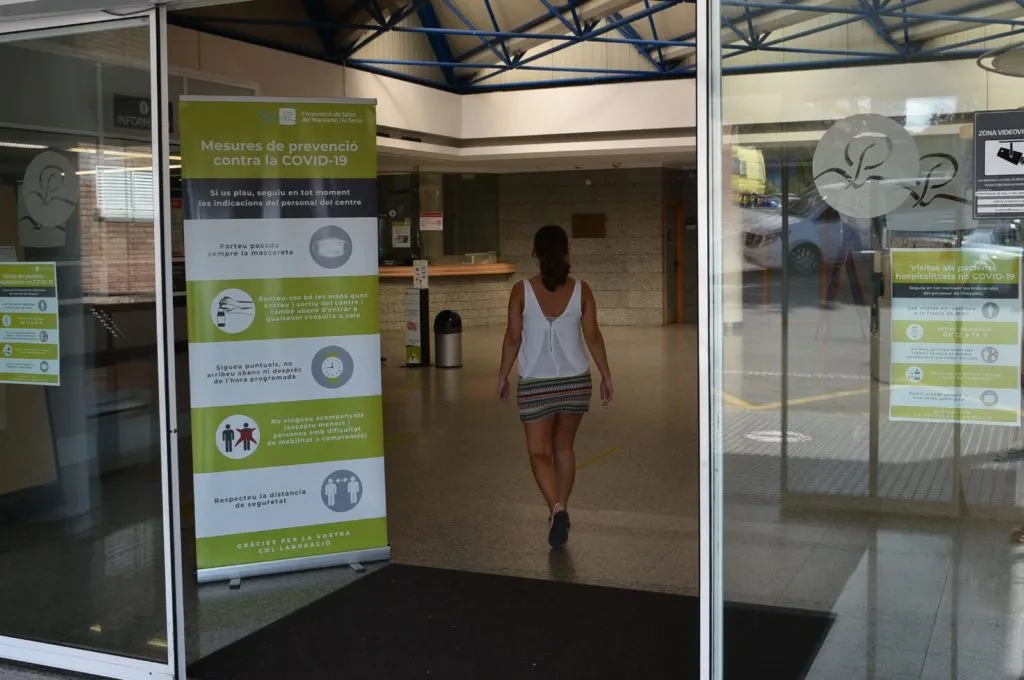 Des d'avui s'amplia l'horari de visita als pacients no Covid ingressats als hospitals de Calella i Blanes