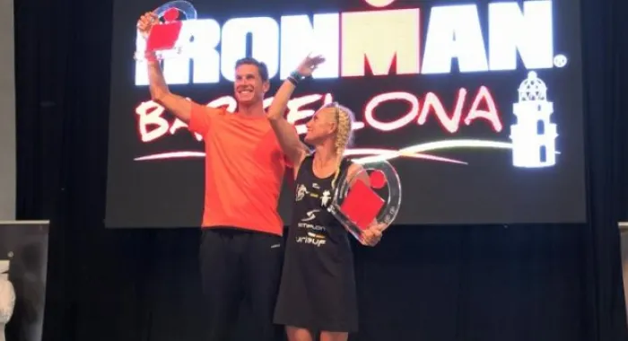 Els guanyadors de l'Ironman (foto: RÃ dio Calella)