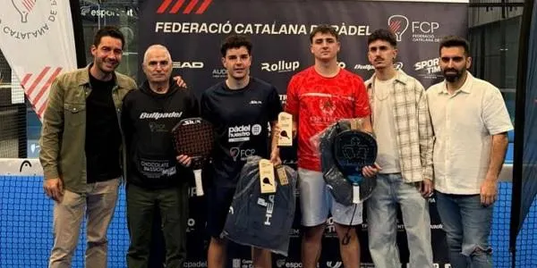 El palista Ramon Charles es proclama subcampió de l’Open Head del Procenter Pàdel de Bellvei