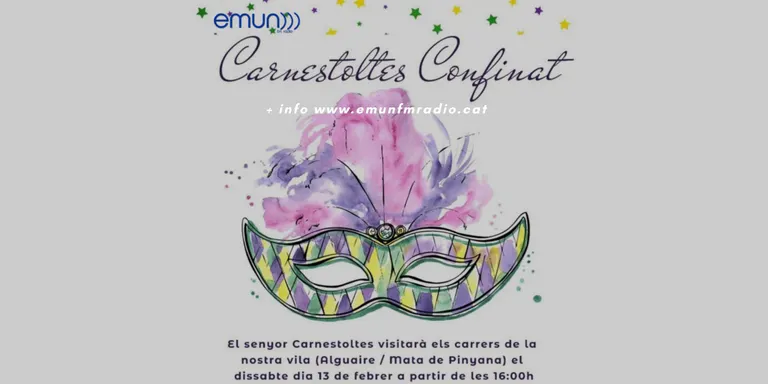 Dissabte 13 de febrer Alguaire celebrarà un Carnestoltes sui generis