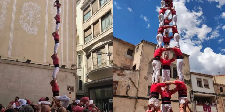 Salt endavant rosat i consolidació vermella