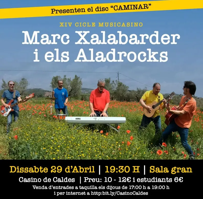 Marc Xalabarder presentarà en directe el seu darrer disc al Casino