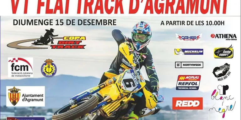 Agramunt acull la VI Cursa de Flat Track al circuit DTX Rotecna d'Agramunt