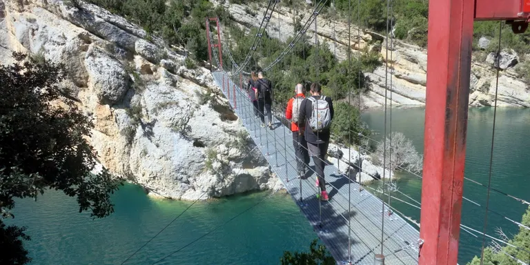 Els municipis de l'entorn de Mont-rebei demanen limitar-hi la navegació i l'afluència de visitants