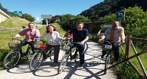 IRUN SE SUMA A LOS PASEOS GUIADOS EN BICICLETA ENTRE GIPUZKOA Y NAVARRA