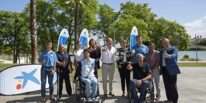 Paco Llobet, regatista del Club Nàutic, es prepara pel Campionat del Món de Vela Adaptada