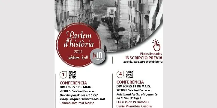 El Parlem d'Història s'obre amb la conferència 'Un crim passional el 1699? Josep Pesquer i la forca del Firal'
