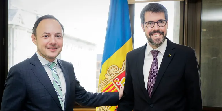 Reunió entre Albert Batalla i Xavier Espot