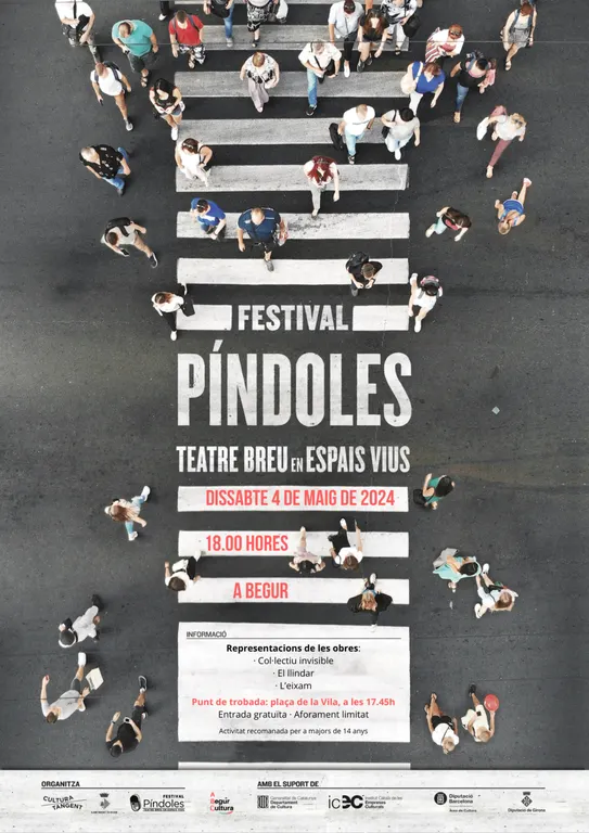 Una nova manera de viure el teatre: Píndoles – Teatre breu en espais vius
