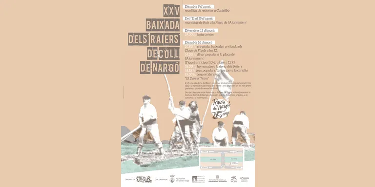 La Baixada dels Raiers de Coll de Nargó compleix 25 anys