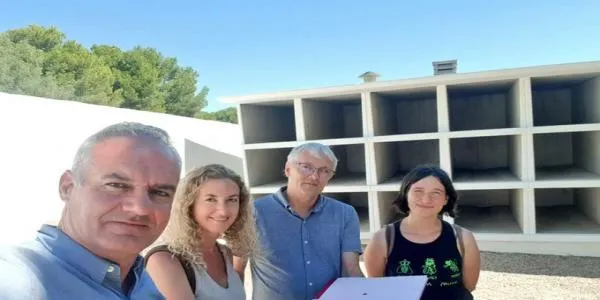Finalitzen les obres d'ampliació del cementiri d'Altafulla