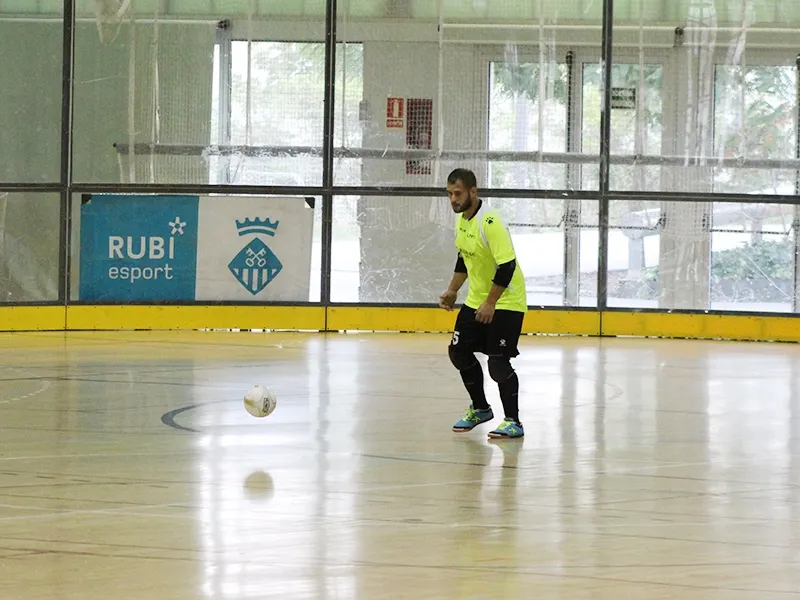 Javier Salvador 'Perico' és un dels porters de l'Esportiu Rubí / Arxiu