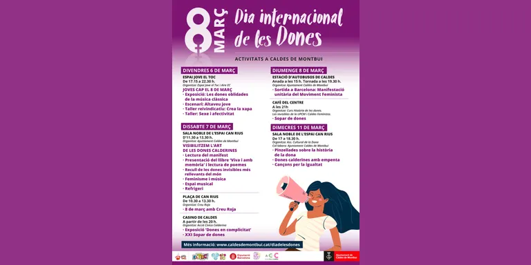 L'Ajuntament ha presentat el programa d'activitats pel proper 8 de març
