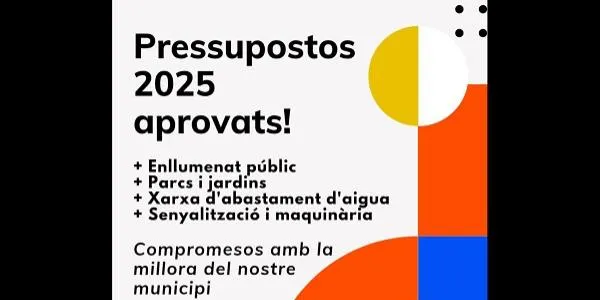 El pressupost municipal de La Pobla s’incrementa en més d’un 10% i presenta una xifra rècord d’inversions