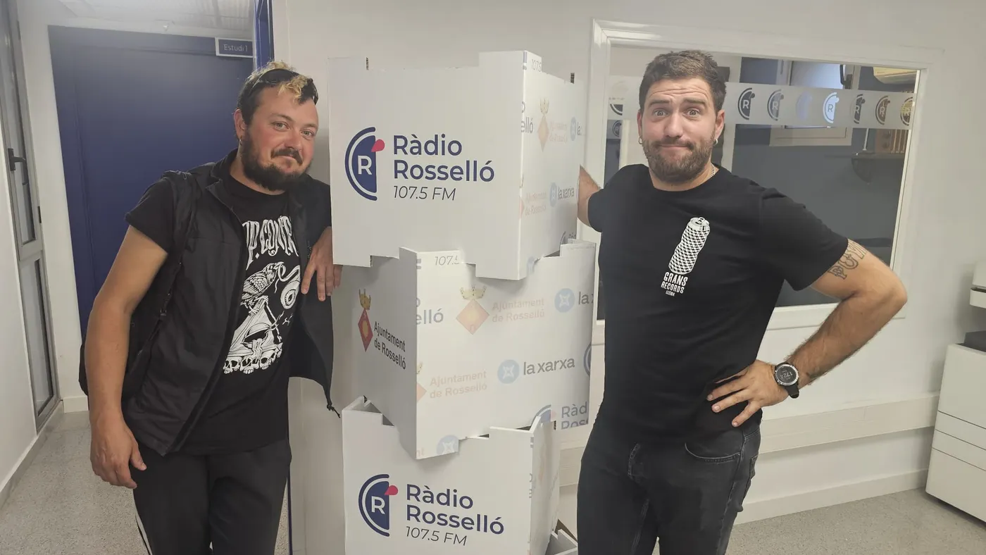 El Marc Benet i l'Èric Sans, integrants dels Pork Chop Boys.