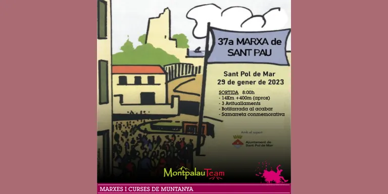 Una vintena de corredors pinedencs participaran a la 37ena Marxa de Sant Pau de Sant Pol