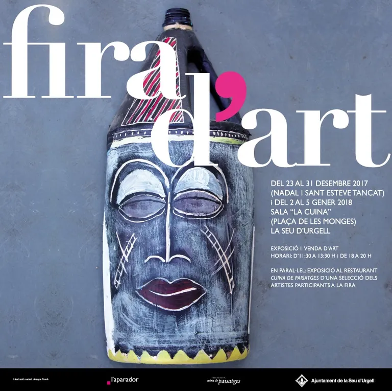 Els artistes del Pirineu ofereixen les seves obres a la Fira d'Art de la Seu