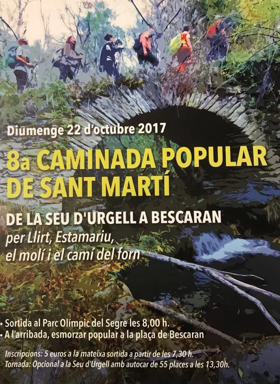 Torna la Caminada Popular de Sant Martí, entre la Seu i Bescaran