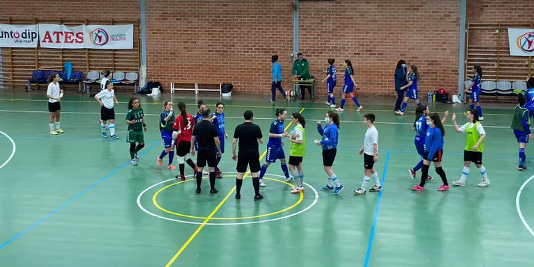 Victòria del Club Futbol Caldes i derrota del Futbol Sala CN Caldes femení que cau a la pista del FEME Castelló per 5-2