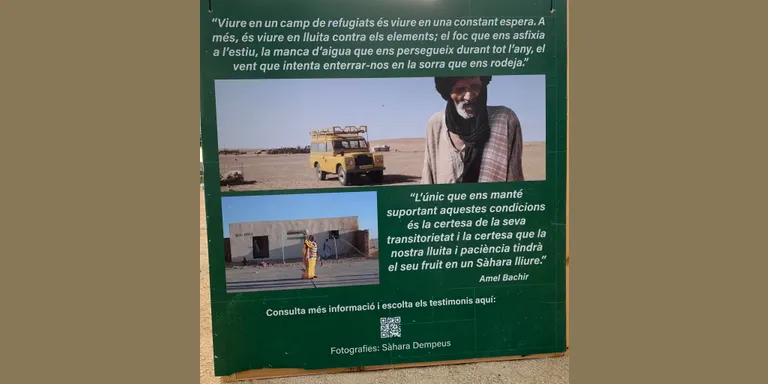 Una exposició al Toc sobre els camps de refugiats de Canàries serveix per commemorar el Dia Mundial de les Persones Refugiades