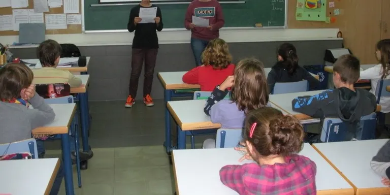 Manifest de l'esport contra la violència de gènere, al Col•legi La Salle