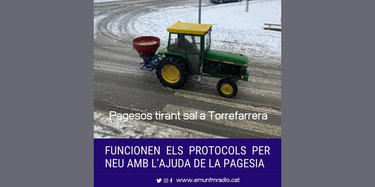 Funcionen els protocols per neu als municipis d'EMUN amb l'ajuda de la pagesia