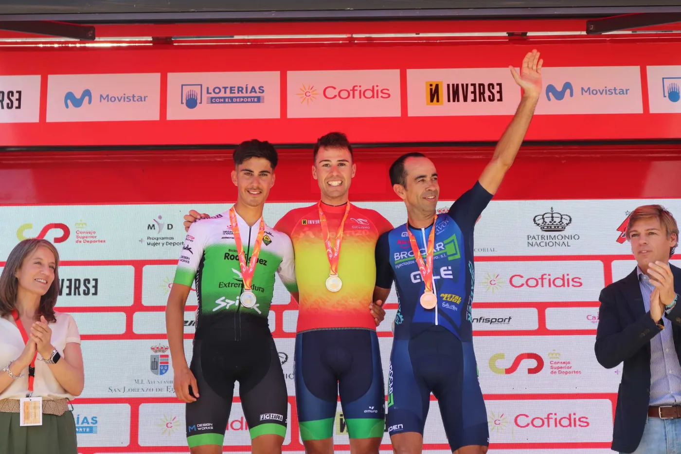 El ciclista David González celebra su subcampeonato de España en COPE Utrera (98.1 FM)