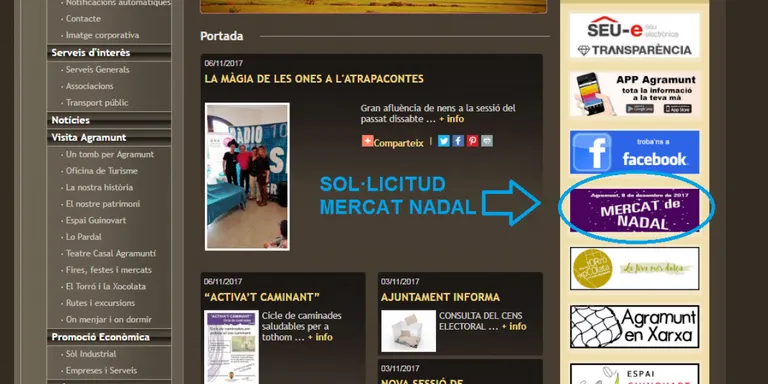 Obertes les inscripcions per participar al Mercat de Nadal