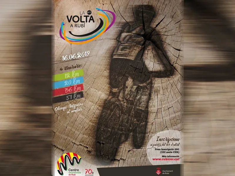 El cartell de la Volta BTT a Rubí 2019