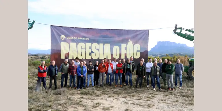 Unió de Pagesos engega la campanya 'Pagesia o foc' per exigir canvis estructurals al sector