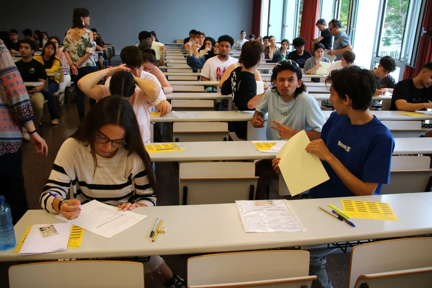 Estudiants a les proves PAU 2023 al campus Catalunya de la URV