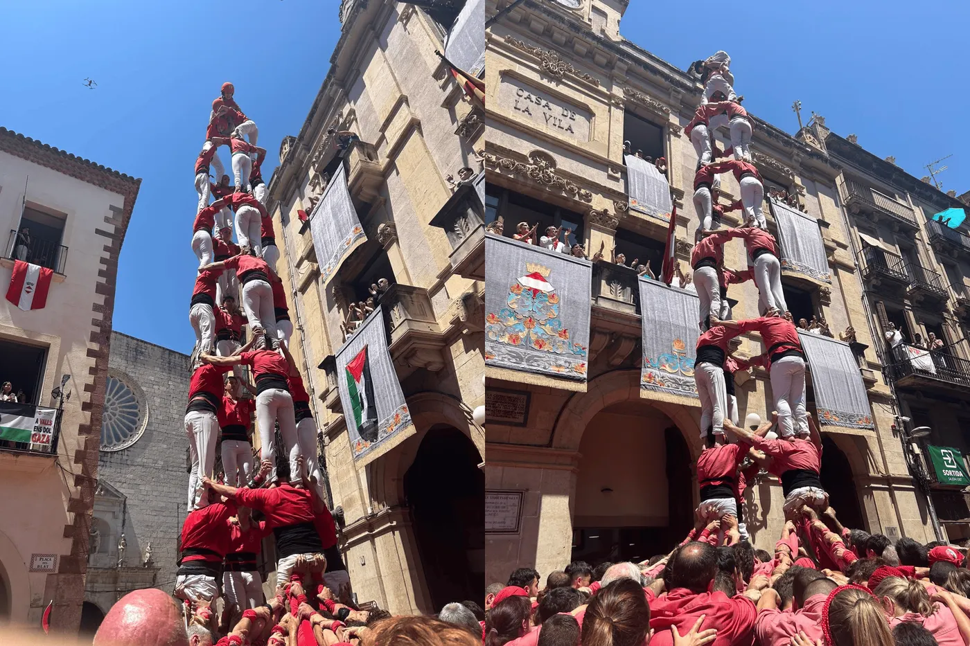 El castell total, protagonista de la diada de Sant Joan