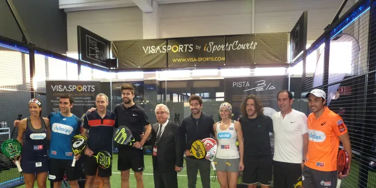 Piqué, Puyol i altres esportistes inauguren les instal·lacions de Visa Sports