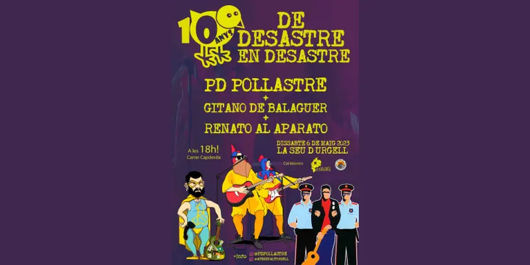 Celebració del 10è aniversari de PD Pollastre a la Seu d'Urgell